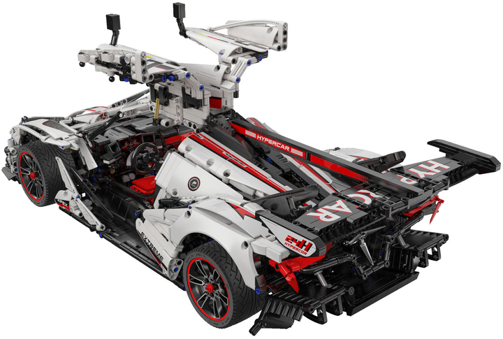 Klocki konstrukcyjne CaDa C61053W Hypercar V12 zdalnie sterowany 1:8 4449 szt (6948061927420) - obraz 5