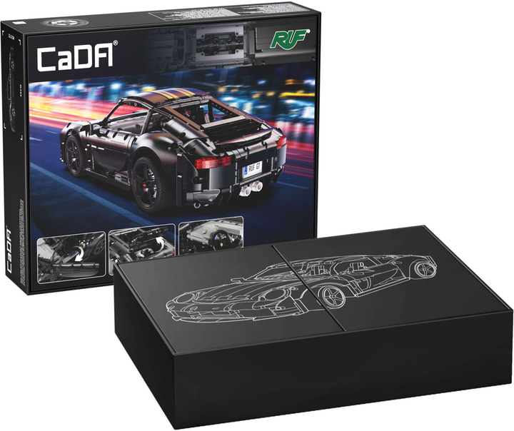 Конструктор CaDa C63006W RUF GT 35 см спортивний автомобіль 1:10 1655 шт (6948061929301) - зображення 7