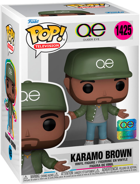 Figurka Funko Pop! Television Queer Eye Karamo Brown 9 cm (889698707152) - obraz 1