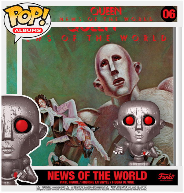 Figurka Funko Pop! Albums Queen News of the World with Album Case 9 cm (889698530811) - obraz 1