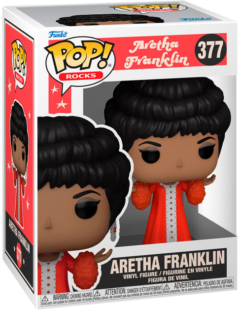 Figurka Funko Pop! Rocks Aretha Franklin 9 cm (889698753685) - obraz 1