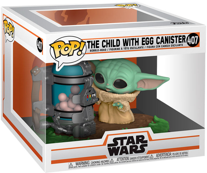 Figurka Funko Pop! Star Wars The Mandalorian The Child with Egg Canister 9 cm (889698509626) - obraz 1