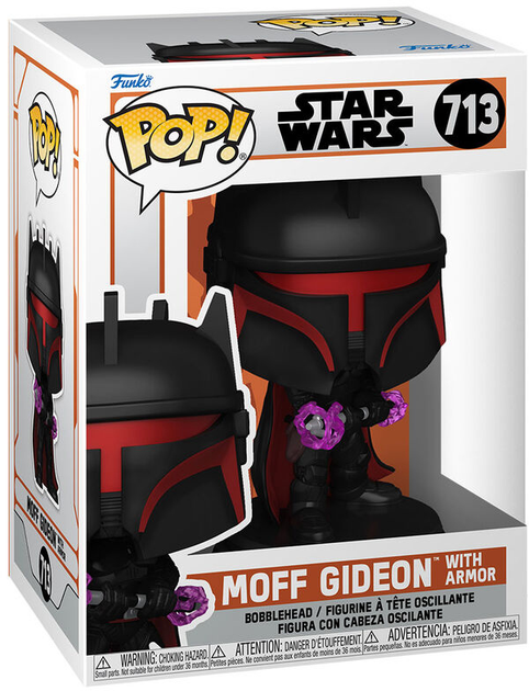 Фігурка Funko Pop! Star Wars The Mandalorian Moff Gideon з бронею 9 см (889698800051) - зображення 1