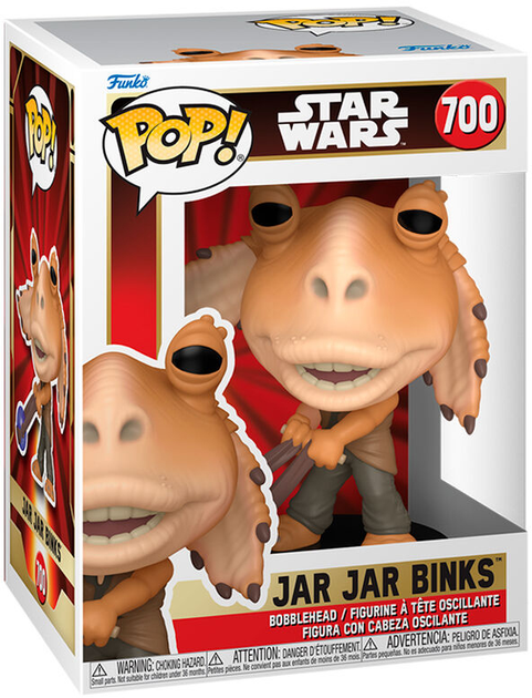 Фігурка Funko Pop! Star Wars Jar Jar Binks 9 см (889698760171) - зображення 1