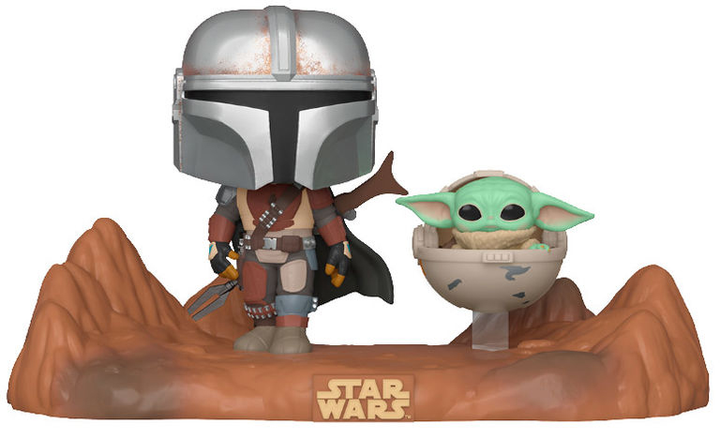 Zestaw figurek Funko Pop! Star Wars Mandalorian The Child and Mandalorian 2 szt (889698499309) - obraz 3
