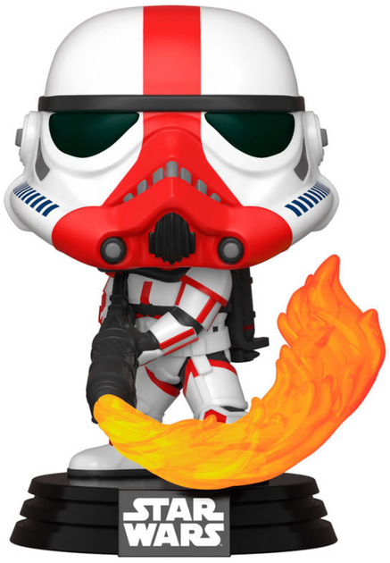 Фігурка Funko Pop! Star Wars Mandalorian Incinerator Stormtrooper 9 см (889698455428) - зображення 2