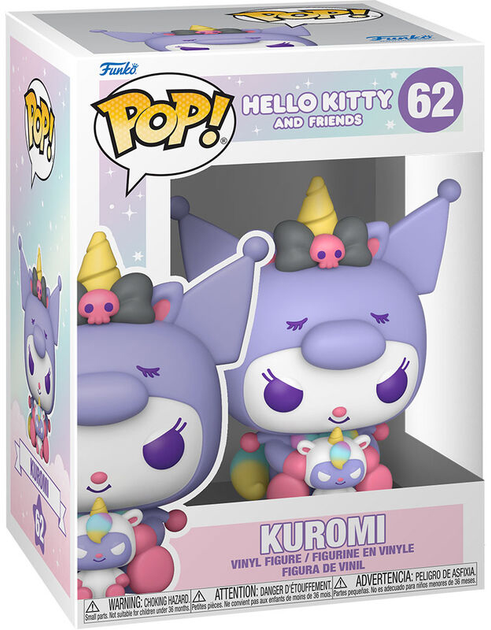 Фігурка Funko Pop! Sanrio Hello Kitty Kuromi 9 см (889698657501) - зображення 1