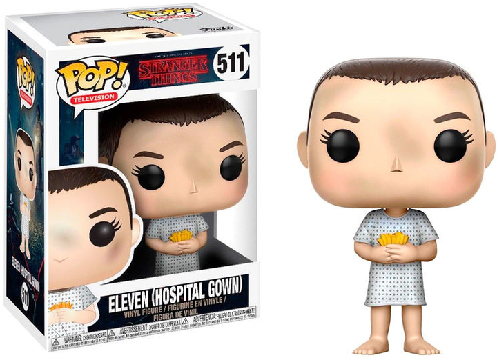 Фігурка Funko Pop! Stranger Things Eleven Hospital Gown 9 см (889698144247) - зображення 3