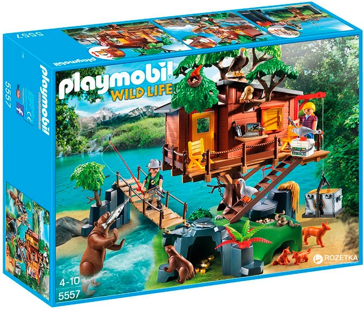 Конструктор Playmobil Дикая природа Дом на дереве (5557) – игрушки