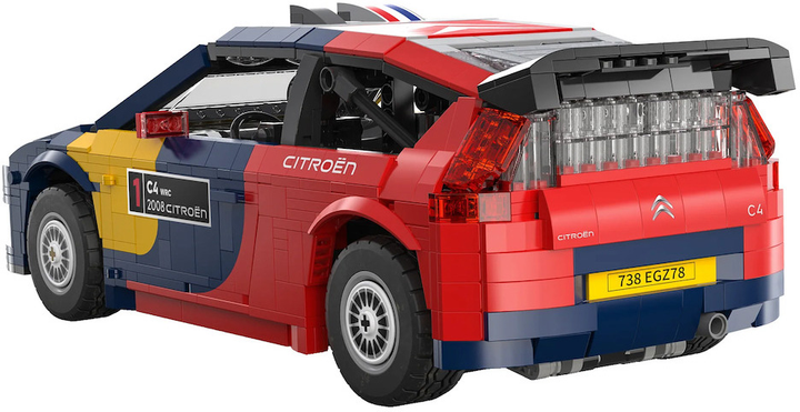 Klocki konstrukcyjne CaDa C62005W 2008 Citroen C4 WRC 1:12 1569 szt (6948061929325) - obraz 4