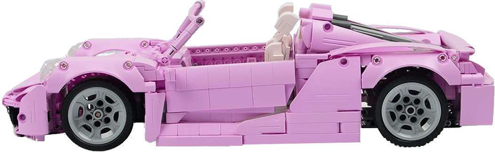Конструктор CaDa C61029W Кабріолет Pink Holiday 37 см 1181 елемент (6948061925945) - зображення 3