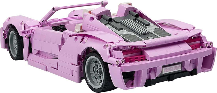 Конструктор CaDa C61029W Кабріолет Pink Holiday 37 см 1181 елемент (6948061925945) - зображення 5