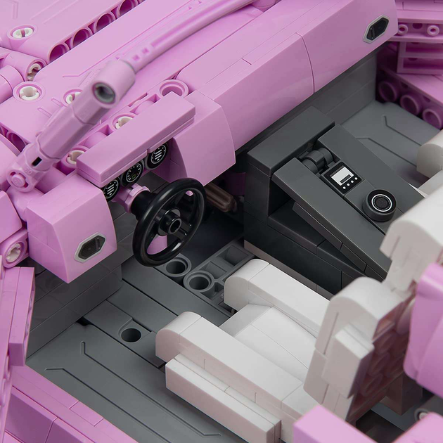 Конструктор CaDa C61029W Кабріолет Pink Holiday 37 см 1181 елемент (6948061925945) - зображення 8