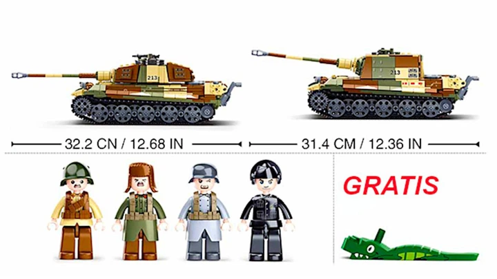 Klocki konstrukcyjne Sluban G178919 Wojsko 930 szt (5900949442518) - obraz 5