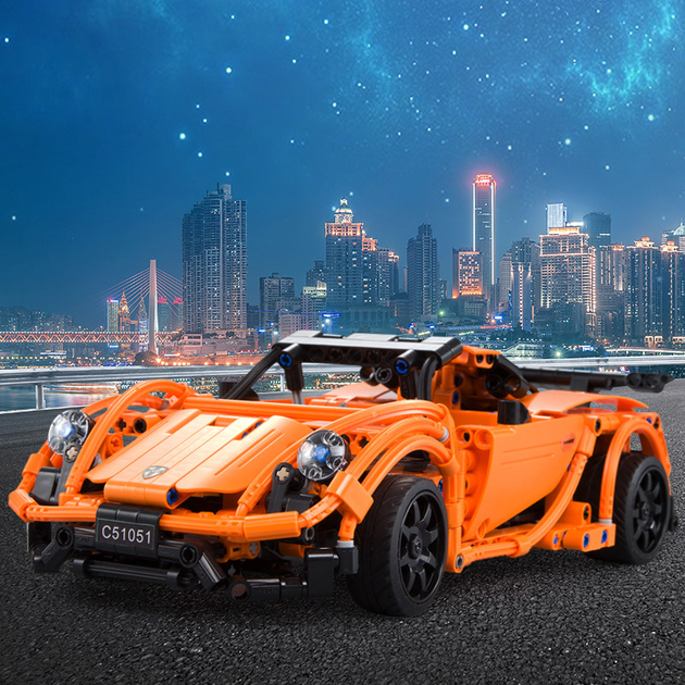 Klocki konstrukcyjne CaDa C51051W Sports Car Porsche 918 zdalnie sterowany 421 szt (6948061924733) - obraz 8