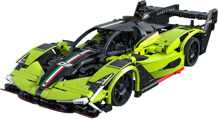 Klocki konstrukcyjne CaDa C51303W Phantom Wing Sport car zdalnie sterowany 395 szt (6948061930413) - obraz 4