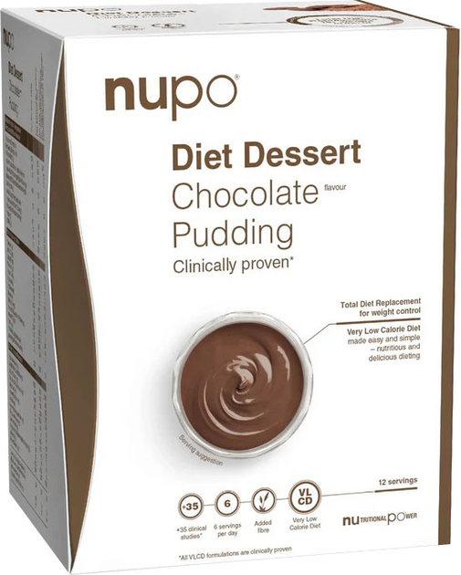 Budyń Nupo Diet Chocolate 12 porcji (5715667921050) - obraz 1