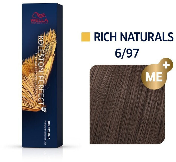 Farba do włosów Wella Professionals Koleston Perfect Me+ Rich Naturals 6/97 Ciemny Blond trwała 60 ml (8005610626710) - obraz 4