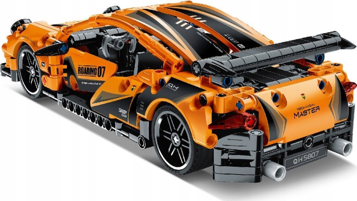 Klocki konstrukcyjne iM.Master 5807 Auto pomarańczowe 490 szt (6973676040196) - obraz 4