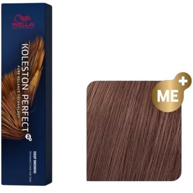 Фарба для волосся Wella Professionals Koleston Perfect Me+ Deep Browns 7/75 Середній Блонд стійка 60 мл (8005610627014) - зображення 1