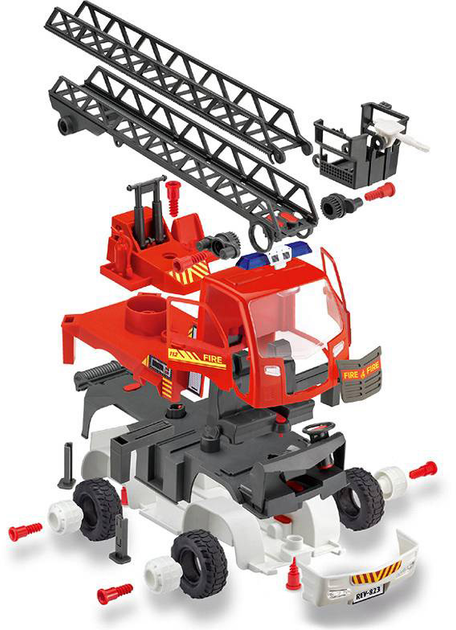 Klocki konstrukcyjne Revell First Construction 00914 Wóz Strażacki 74 szt (4009803009148) - obraz 6