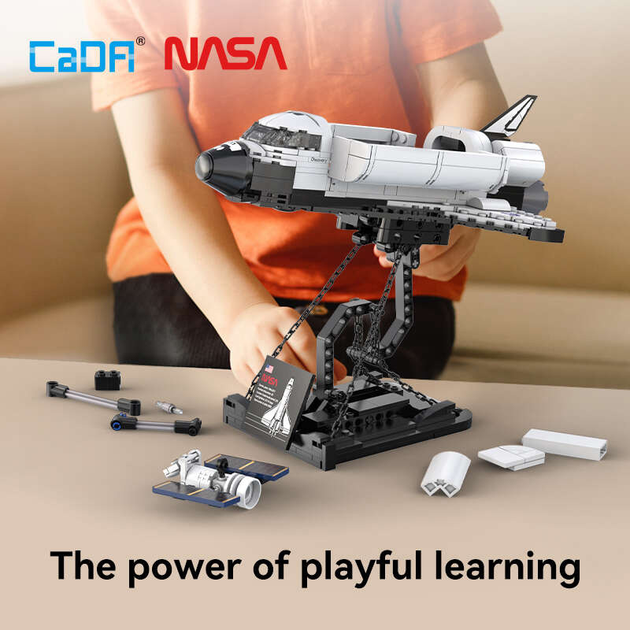 Klocki konstrukcyjne CaDa C56051W NASA Space Shuttle Discovery 475 szt (6948061929981) - obraz 3