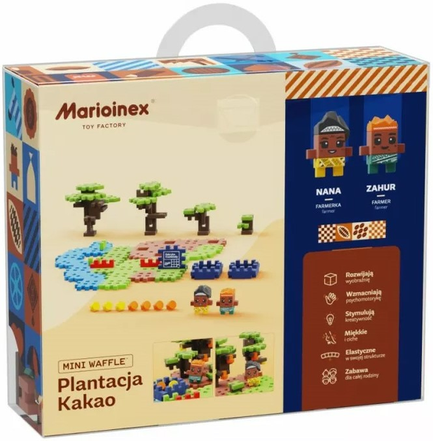 Конструктор Marioinex Mini Waffle Wedel Какао-плантація 100 елементів (5903033906392) - зображення 7