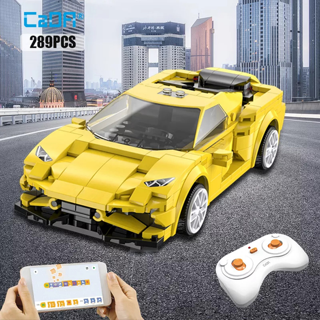 Klocki konstrukcyjne CaDa C51074W EVO Race Car 20 cm zdalnie sterowany 289 szt (6948061925679) - obraz 11
