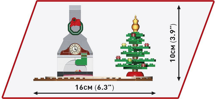 Конструктор Cobi Building Blocks 20007 Переддень Різдва 180 елементів (5902251200077) - зображення 3