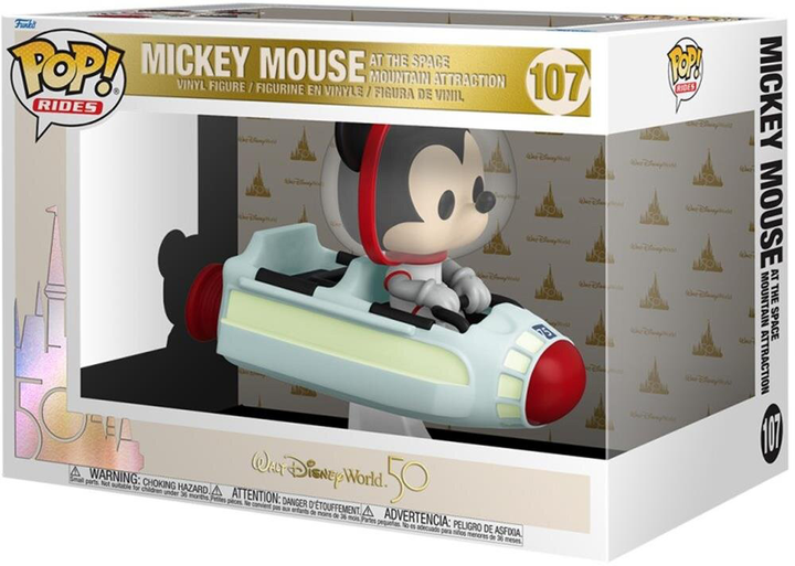 Фігурка Funko Pop! Rides Walt Disney World 50 Mickey Mouse at the Space Mountain Attraction 10 см (889698453431) - зображення 1