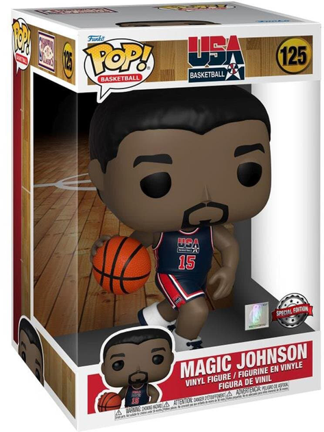 Фігурка Funko Pop! Jumbo USA Basketball Magic Johnson 25.4 см (889698601436) - зображення 1