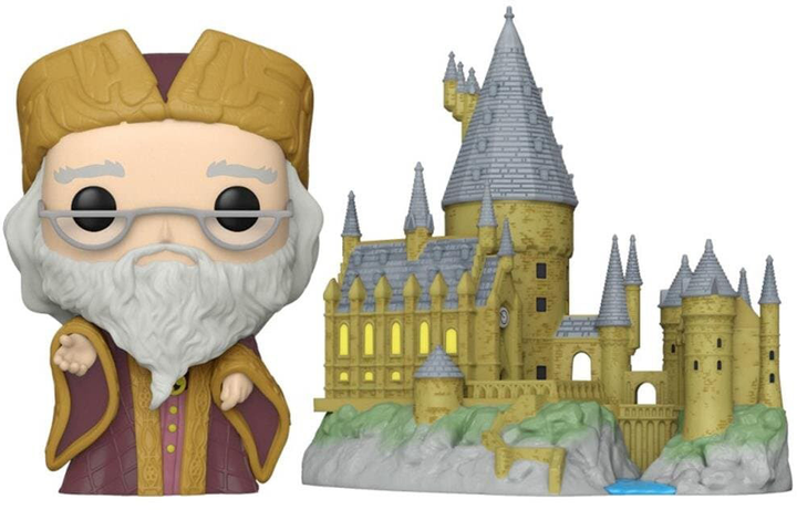 Zestaw figurek Funko Pop! Town Harry Potter Albus Dumbledore with Hogwarts 2 szt (889698573696) - obraz 2