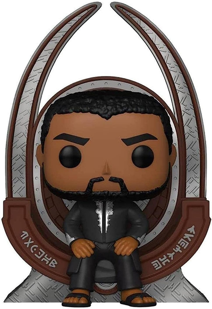 Фігурка Funko Pop! Deluxe Marvel Black Panther Legacy S1 T'Challa on Throne 12.7 см (889698608121) - зображення 2