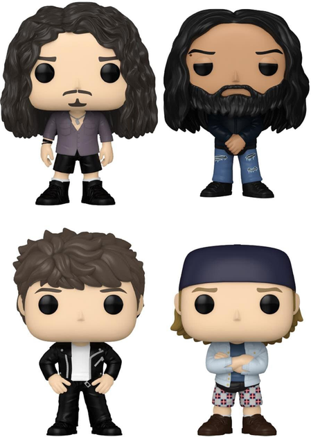 Zestaw figurek Funko Pop! Rocks Soundgarden Chris Cornell Kim Thayil Ben Shepherd Matt Cameron 4 szt (889698753951) - obraz 2