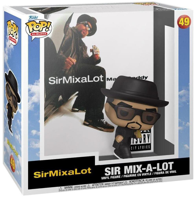 Фігурка Funko Pop! Albums Sir Mix-a-Lot Sir Mix-a-Lot Sir Mix-a-Lot Mack Daddy 9 см (889698708241) - зображення 1