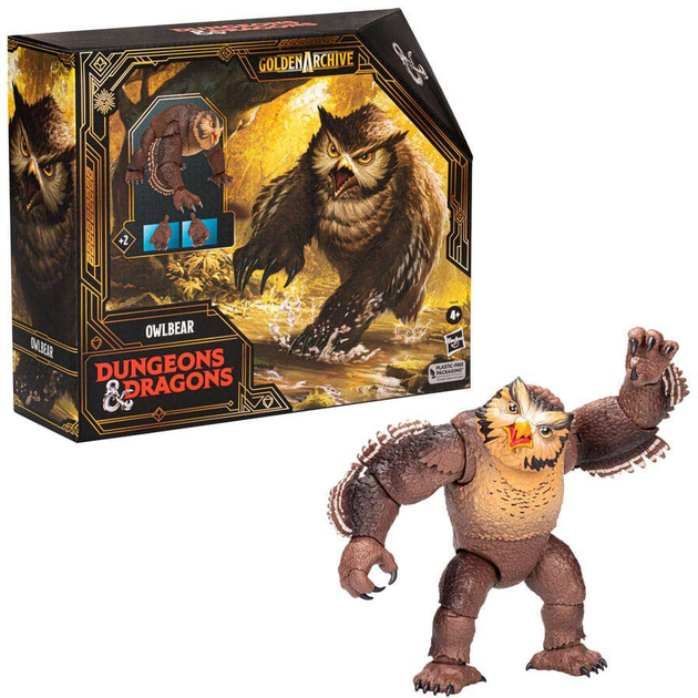 Фігурка Hasbro Fans Dungeons & Dragons Golden Archive Owlbear 21 см (5010996102867) - зображення 2