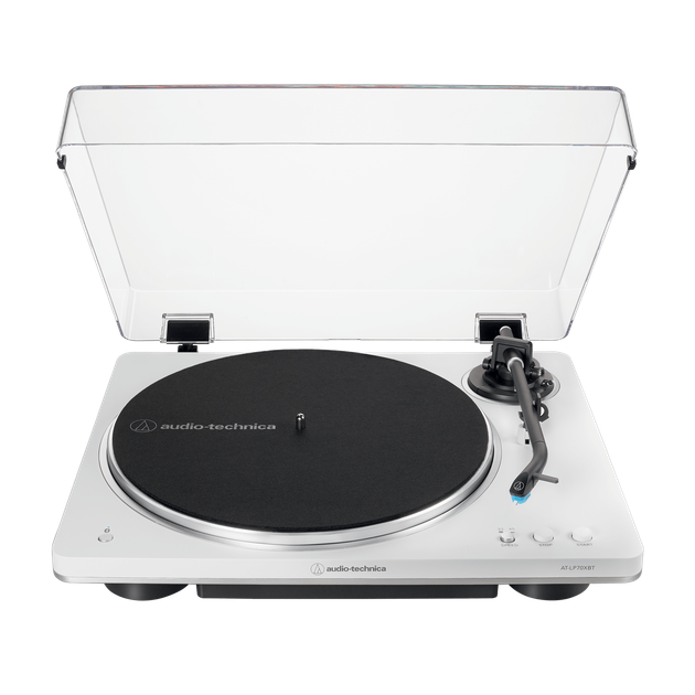 Програвач вінілу Audio-Technica AT-LP70XBT White/Silver з Bluetooth - Фото 2 Програвач вінілу Audio-Technica AT-LP70XBT White/Silver з Bluetooth - изображение 2