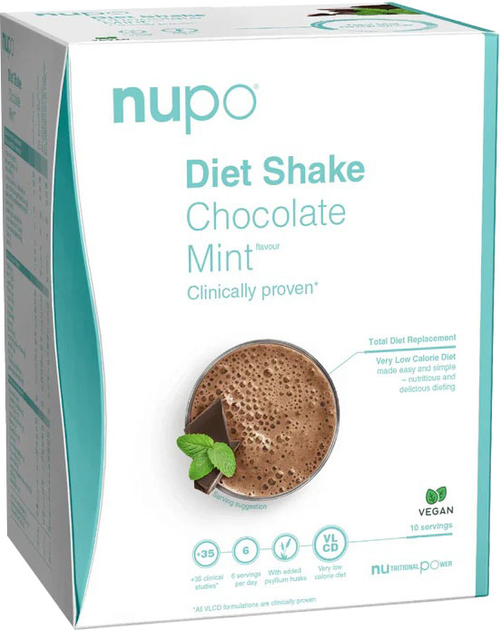 Shake Nupo Diet Chocolate Mint Vegan 10 porcji (5715667920909) - obraz 1