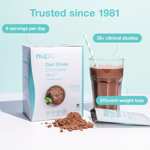 Шейк Nupo Diet Chocolate Mint Vegan 10 порцій (5715667920909) - зображення 3