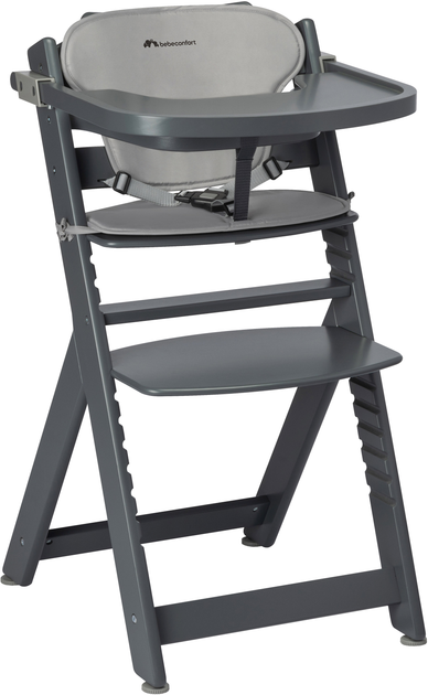 Стільчик для годування Bebe Confort Timba Grey Mist з вкладишем (2771440210) - зображення 3