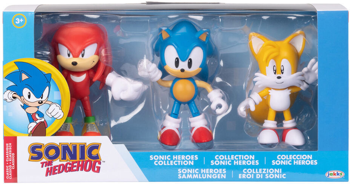 Zestaw figurek Jakks Pacific Sonic The Hedgehog Classic Heroes Collection 10 cm 3 szt (0192995422469) - obraz 1