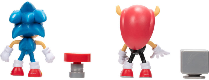 Набір фігурок з аксесуарами Jakks Pacific Sonic The Hedgehog Sonic and Mighty 10 см 2 шт (192995415560) - зображення 3