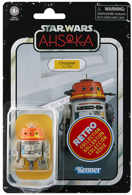 Фігурка Hasbro Star Wars Ahsoka Retro Collection Chopper C1-10P 9.5 см (5010996184634) - зображення 1