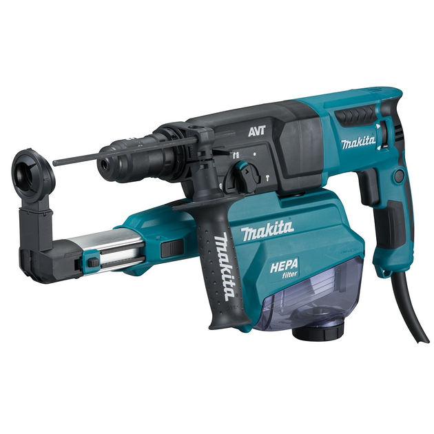Перфоратор сетевой с системой пылеудаления Makita HR2653 (800 Вт, 2.4 Дж, SDS-PLUS, AVT) - изображение 2