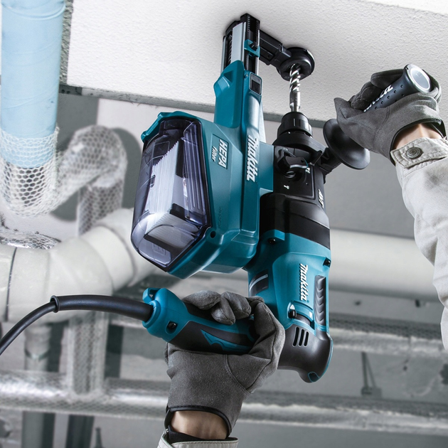 Перфоратор сетевой с системой пылеудаления Makita HR2653 (800 Вт, 2.4 Дж, SDS-PLUS, AVT) - изображение 8