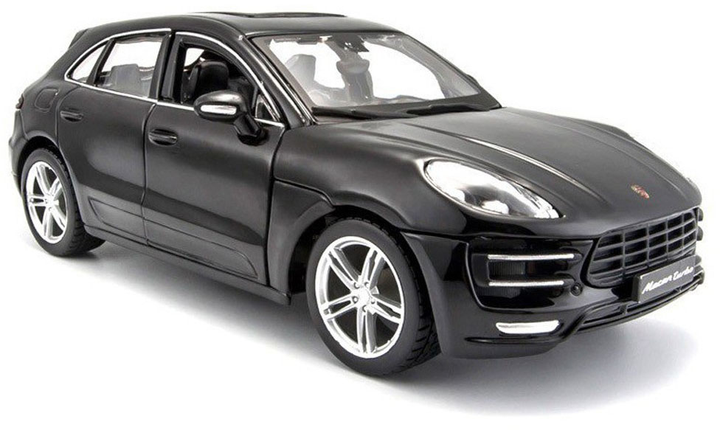Automodel Bburago Porsche Macan Plus 1:24 Black (4893993210770) - obraz 4