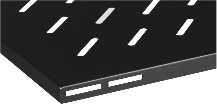 Półka do szafy serwerowej Lanberg Shelf for 19" racks universal 1U (AK-1003-B) - obraz 3