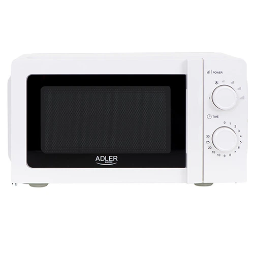 Микроволновая печь 20 л, 700 Вт Adler AD 6205 20L Белая - изображение 2