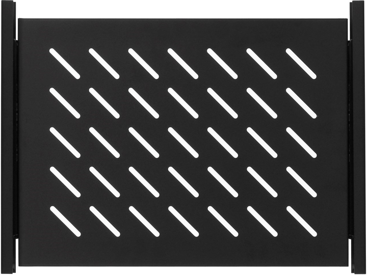Półka do szafy serwerowej Lanberg Shelf for 19" racks universal 1U (AK-1006-B) - obraz 4