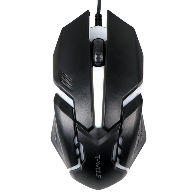 Геймерская клавиатура и мышь TWolf TF270 с черным корпусом и RGB подсветкой. - изображение 2
